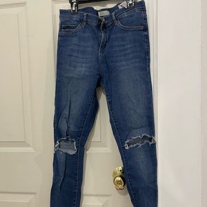 TopShop Leigh Ripped Jeans